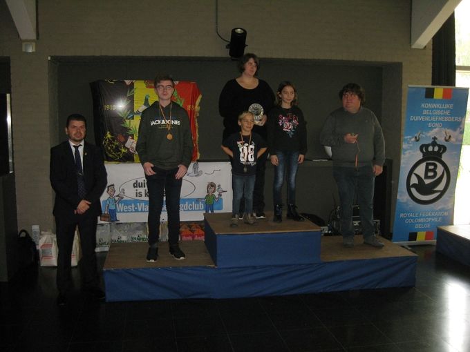 Kampioenschappen As-Duiven Fond Oude Duiven 2018
Jeugdleden tot 30 Jaar
1é Mahieu Angelique Zwevegem
2é Loyson kevin handzame
3é P.T.I.Tuinbouwschool Kortrijk