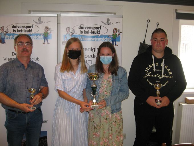 Kampioen 2020 Fond oude & Jaarlingen 
1é Elise & paulien Buffel Hooglede
2é Vandeverre & Seys Roeselare
3é  Team P.T.I Tuinbouwschool Kortrijk