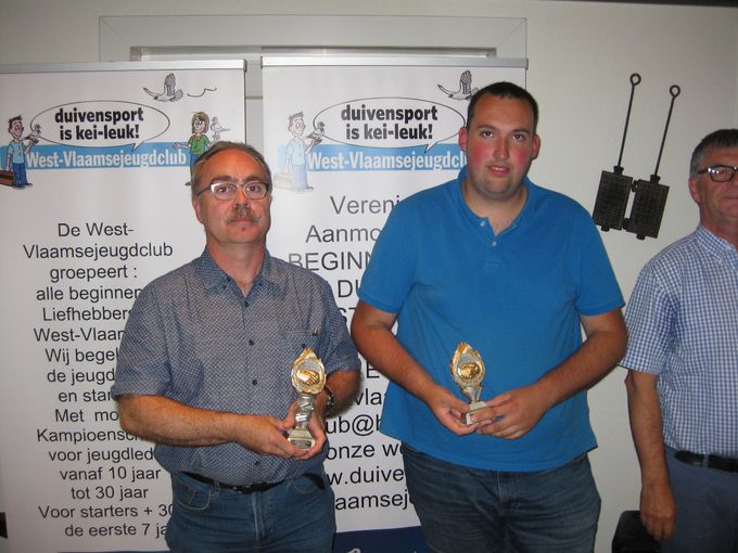 kampioen As duiven halve-Fond Oude duiven 2020
1é De Veugele Edward Waregem
2é Team P.T.I Tuinbouwschool Kortrijk
3é Vandeverre & Seys Roeselare